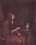 Adriaan de Lelie Der Lesende oil painting artist